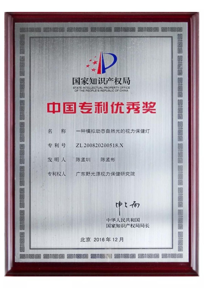 第十八届中国专利优秀奖